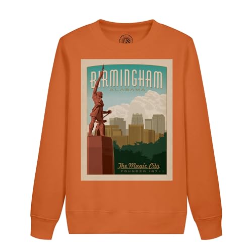 Sweat enfant Birmingham Alabama cadeau d'anniversaire original au style rétro unique