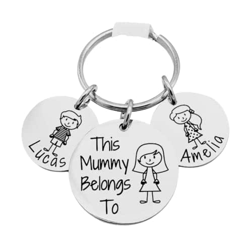 Personalised Mummy Keyring, Gift for Mum Mother's Day Amazon.co.uk