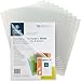 S.P. Richards Company Transparent File Holders, Water Resistant, 11 x 8-1/2 Inches, 10 per Pack, CL (SPR00606)