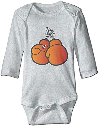 Orange Boxing Gloves - Baby Unisex Romper Bodysuit Infant Cotton Jumpsuit Outfit