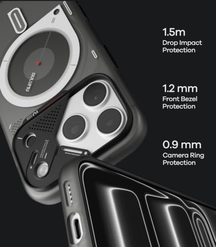 Image of Aulumu A18 Frosted for iPhone 18 Pro Case | Transparent Gray