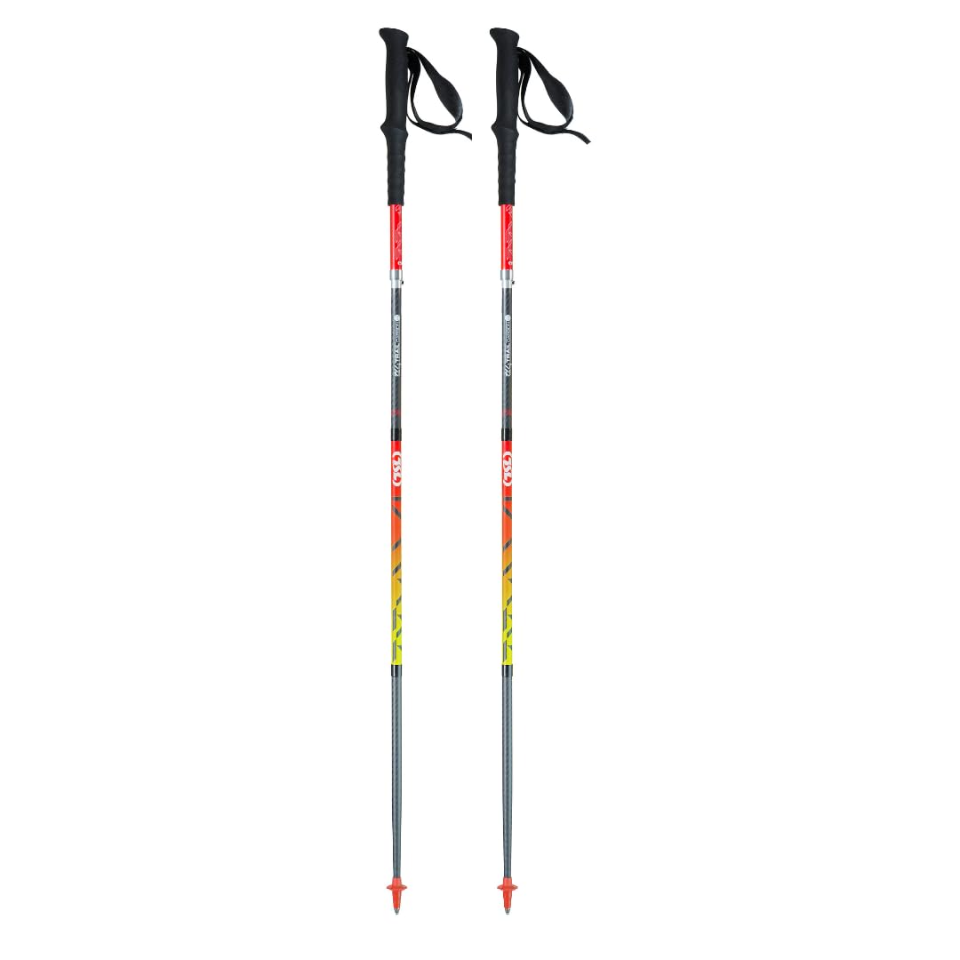 TSL Trail Carbon 4 Ultra Mid-Rouge-125 cm