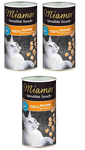 3x Finnern Miamor Sensible Snack Huhn PUR a 30g (121,67 €/1kg) Cover