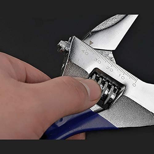 Juego de llaves inglesas ajustables Llaves de palanca de cambios, Llave ligera de 10 "240 mm Llave de agarre suave con capacidad de mordaza de 34 mm de ancho for fontanería, automoción, mantenimiento,