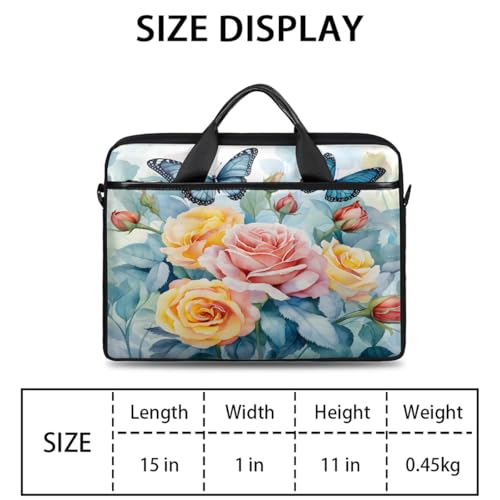 Bolsa para portátil de 15 pulgadas con asas y correa ajustable miniatura 2
