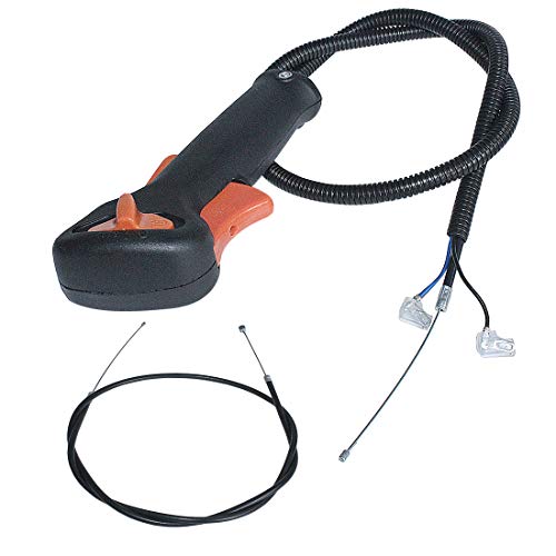 AUMEL 4137-180-1109 Throttle Handle Cable Switch Kit For Stihl FS75 FS85 Trimmer Brush Cutter (U-Handle Models Cable)