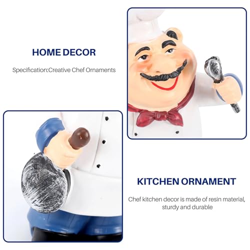 Ensemble statues dessin animé en résine durable pour restaurant