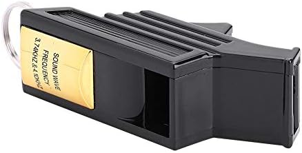 Silbato árbitro Dilwe negro y dorado miniatura 9