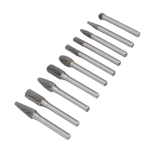 Set de 10 Fresas Rotativas de Carburo de Tungsteno miniatura 7