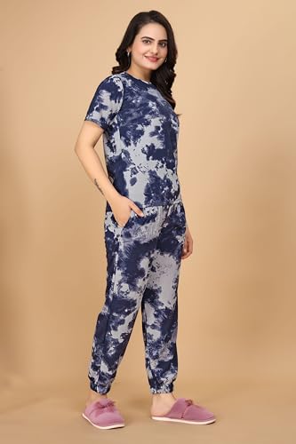 Image of Cotton Fashion Gallaria Couple Combo Pajama Set for Woman & Mens Combo Co-Order Set& Night Suit Set Combo|Nightwear| Tracking| Pajama Set Combo