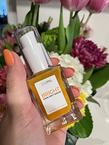 Teami Bright Dark Spot Serum - Vitamin C Dark Spot Facial Serum - Anti Aging Serum - Dark Spot Treatment #TOP1