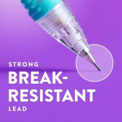 Image of Paper Mate Clearpoint Mechanical Pencil, Break-Resistant, Color Block Edition, HB #2 Lead (0.7mm), 6 Count