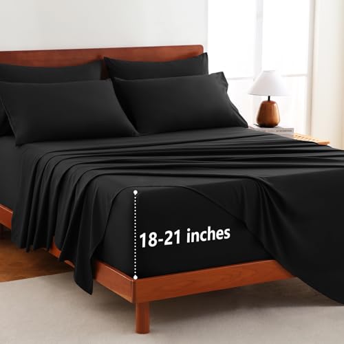 CozyLux Extra Deep Pocket Queen Sheet Set