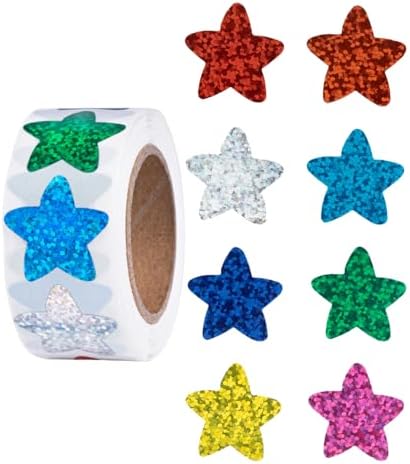 Amazon.com: Ysibbon Colorful Star Stickers for Kids Reward - 500 Pc 1 ...