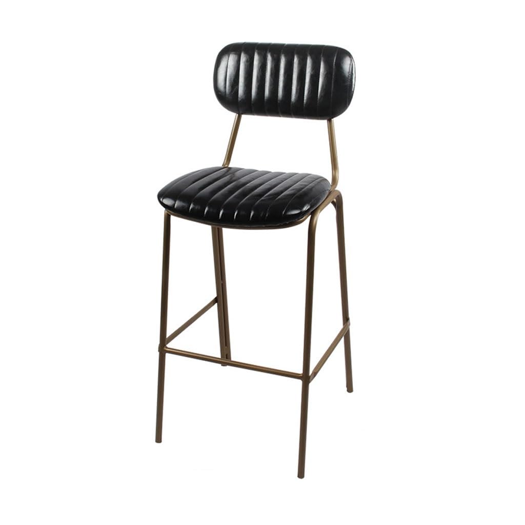 Eines B Home Ar Furniture Industrial Style Iron Ar Chair Ar High Ar Chair Nordic Soft Pack Retro Chair Counter Arstool(B)