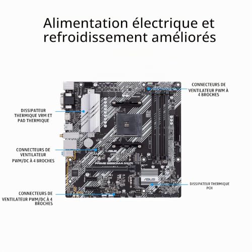 ASUS PRIME B550M A WI FI - vue 7