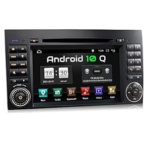 XOMAX XM-D10ZA autoradio met Android 10 geschikt voor Mercedes A-klasse W169, B-klasse W245, Vito, Viano, Sprinter W906…