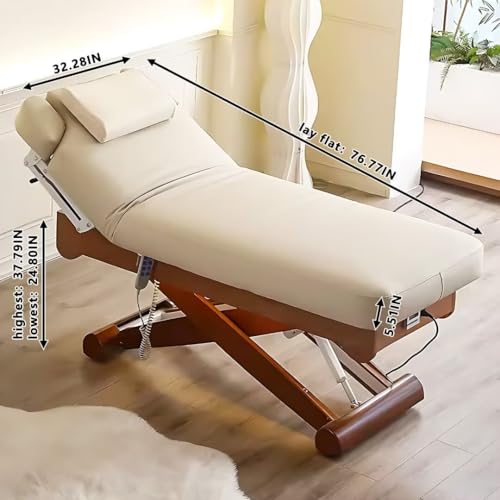 HHEvergreenEnsemble Massage Bed - 2.0 Motor Electric Massage Table with Light Luxury Design,Facial Beauty & SPA Treatment Table Includes Multi-Angle Adjustment - Image 2