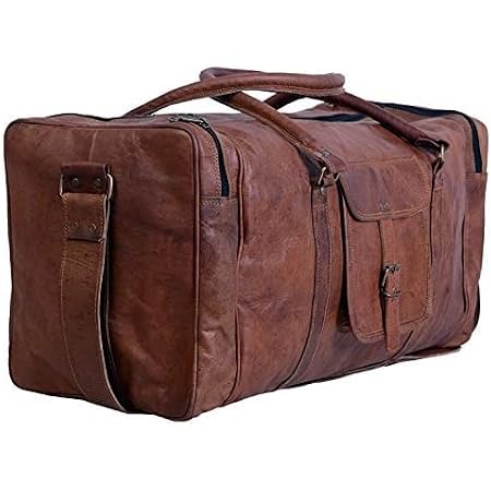 Luggage Flap Duffel Leather Duffel Bag 