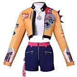 Ampliamente aplicado: perfecto como conjunto de disfraces de festival o traje de fiesta de Halloween, esta prendas de cosplay es ideal para espectáculos teatrales y disfraces de múltiples eventos, lo que garantiza que luzca lo mejor posible en cada ocasión con su diseño dinámico y ajuste cómodo.