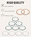 RACOONA 12PCS Crush Washer Kit,Transfer and Differential Case Drain Plug Crush Washer Service Gasket,Car Accessories Differential Transfer Case Crush Gasket,Replace #9043024003,1215710010,90430A0003