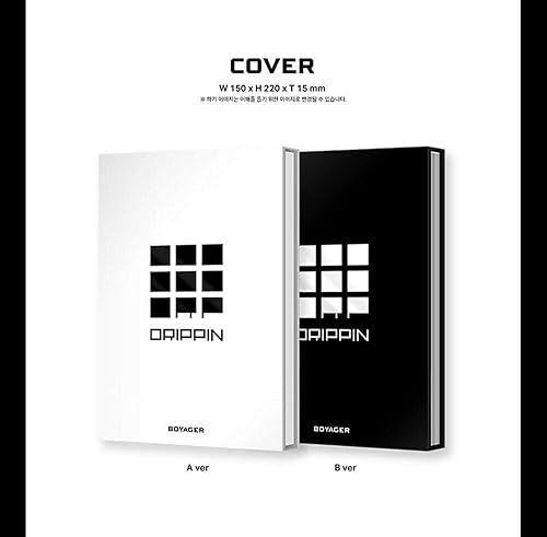 Miniatura 2 de K-POP DRIPPIN 1er mini álbum Boyager Ver. CD+80p folleto+etiqueta de equipaje+2p P.Card sellado