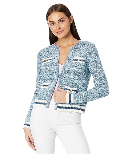 Lilly Pulitzer Beckington Cardigan for Women - Cotton-Blend Construction - Textured Knit Fabrication