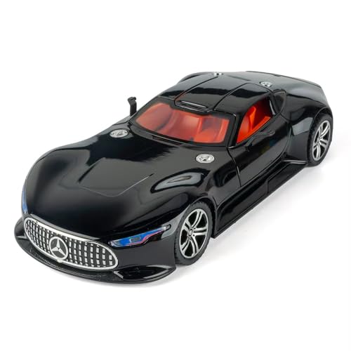 Modelo de auto iLooboo 1:24 AMG Vision GT Negro miniatura 1