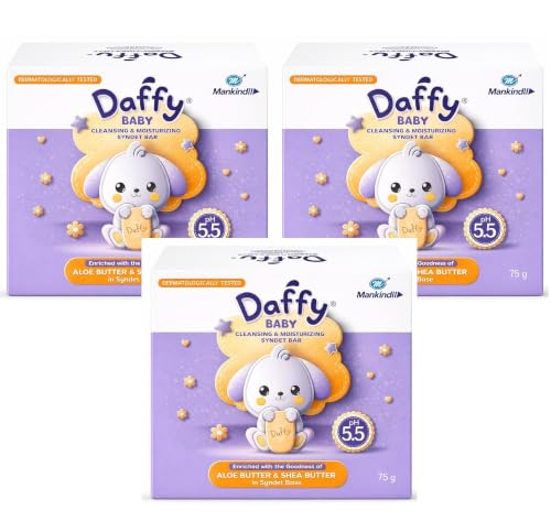Image of Daffy Cleansing and mosturizing Baby Soap 75g (3 x 75 g)