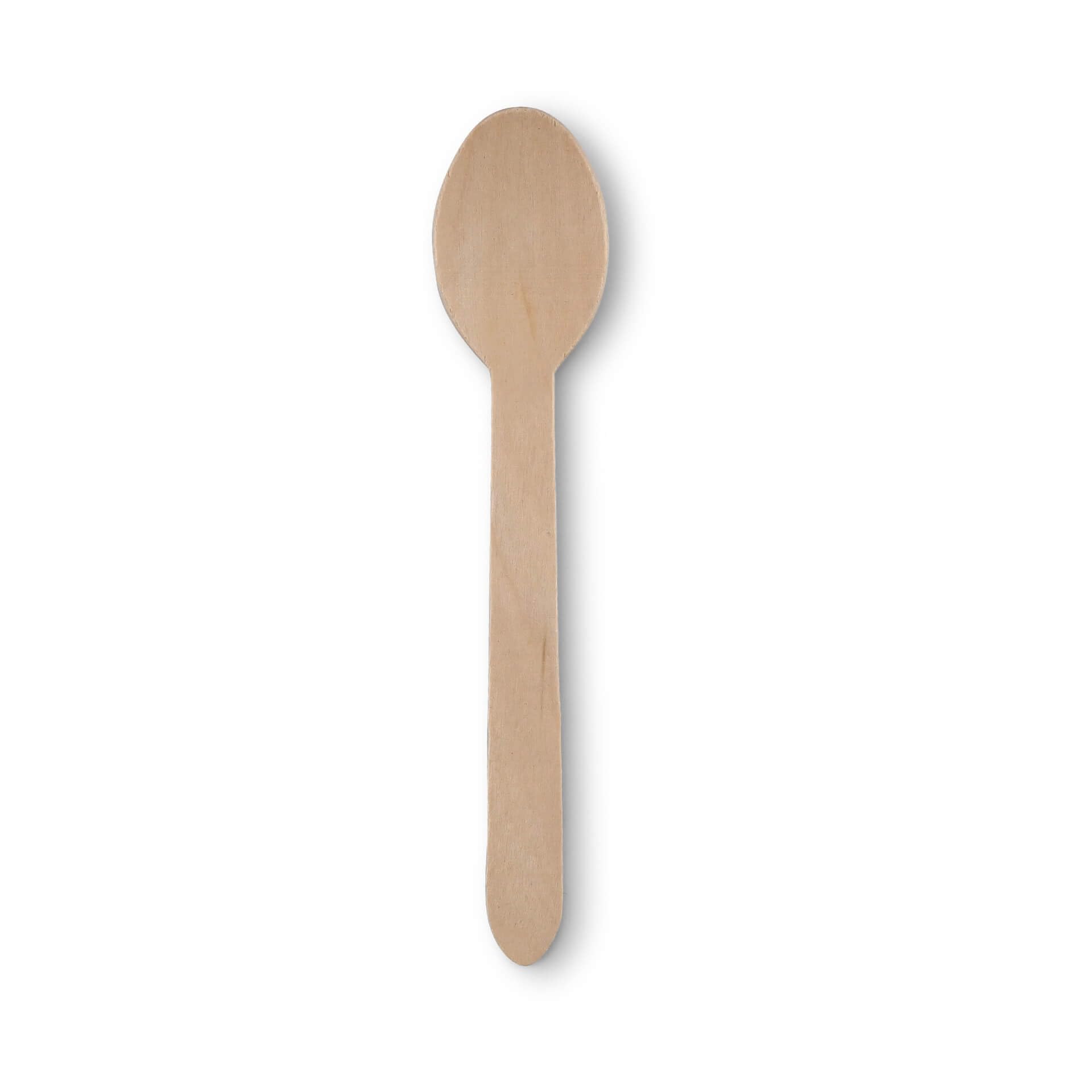 BIOZOYG 100 x cucchiaio da tavola usa e getta ecologico 16.5cm legno biodegradabile compostabile
