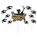 SUNBEAUTY Graduation Kuchen Dekoration 11er Set Cake Picks Graduierung Cupcake Toppers Abi Kuchendeko Abschlussfeier