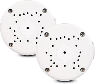 Scatola di collegamento per fotocamera 2 pezzi impermeabile per telecamera di sorveglianza scatola di montaggio CCTV Scatola di collegamento per fotocamera 2 pezzi impermeabile per telecamera di sorveglianza scatola di montaggio CCTV