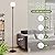 Floor Lamp for Living Room with 3 Color Temperatures, Standing Lamp with White Opal Glass Lampshade, Modern Tall Lamp with Foot Switch, Pole Lamp for Office Bedroom Dining Room, 9W LED Bulb Included