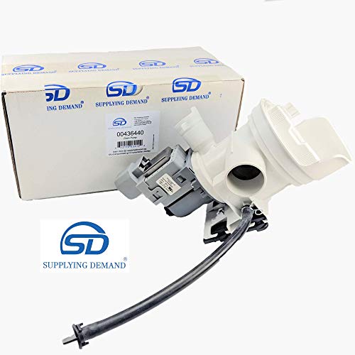 Supplying Demand 00436440 00674704 Clothes Washer Drain Pump Motor And Housing Replacement #TOP1