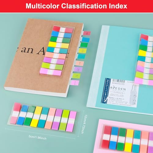 Image of Levin Page Markers Sticky Tabs,Sticky Note Tabs, Book Tabs,Book Sticky Notes,Sticky Index Tabs,1Pack Sticky Tabs for Annotating Books,Page Tabs Flags Label Sticker Pack of 1