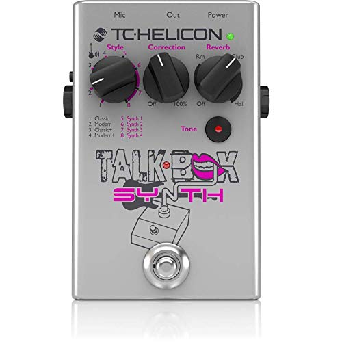 TC HELICON TALKBOX SYNTH EFFET TALKBOX à pédale pour guitare et voix