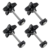 Meprotal 4 Pack Arm Adjustment Knobs for Rollators Walker Replacement Parts, Replacement Pentagram Knob with...