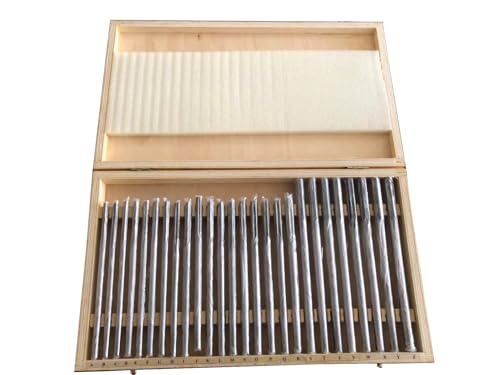 LLDSIMEX 26 Pc Letter Size A to Z HSS Chucking Reamer Set