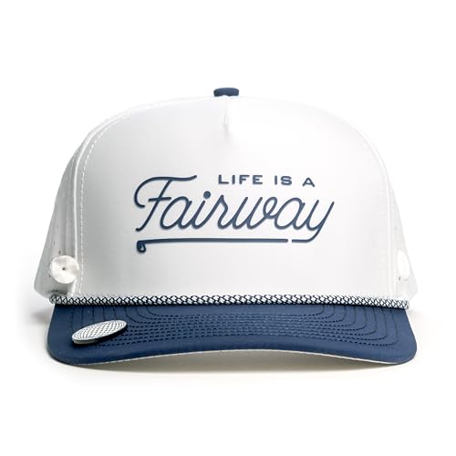 Image of BRIMZ Golf Performance Hat - Tee Holder & Magnetic Brim - Breathable Sweat & Water Resistant Golfing Snapback Cap
