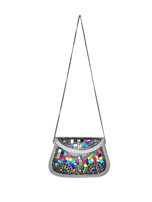 Image of White Quilted Handbag for Women with Stylish Scarf Accent | Elegant Top Handle & Shoulder Bag for Casual, Work & Party Outfits