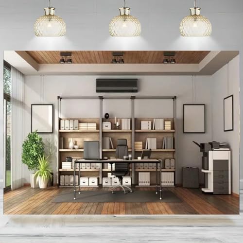 Business Office Hintergrund Computer Video Konferenz Home Meeting Büro Fenster Meeting Fotografie Hintergrund 200x140CM