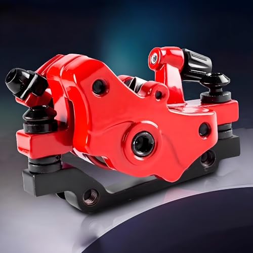GUOFANG Zestaw hamulców tarczowych rowerowych, mechaniczny zacisk hamulca tarczowego, uniwersalny przedni i tylny hamulec tarczowy, aluminiowy zewnętrzny rowerowy mechaniczny hamulec tarczowy