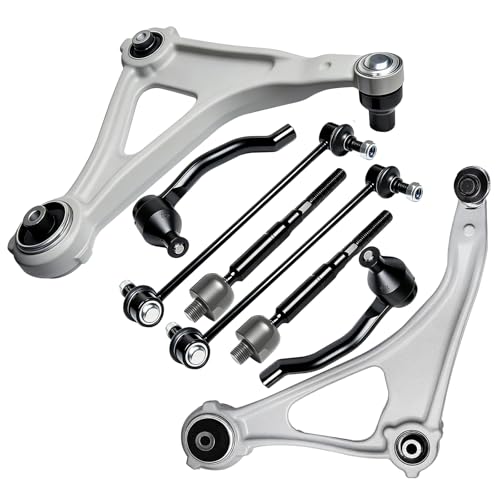 Front Lower Control Arm Suspension Kit 8pcs replacement for 2014-2018 Nissan Altima 2013 Altima 4 Door Models 2016-2023 Nissan Maxima w/Ball Joint 2 Sway Bar Link 4 Outer & Inner Tie Rod End