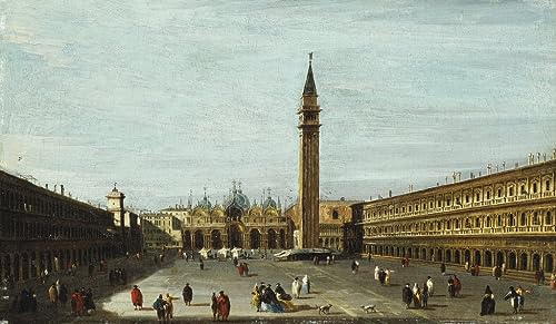 Tableau la place Saint-Marc impression d'art Francesco Guardi 60x90cm