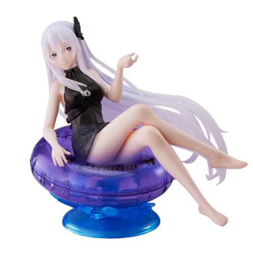 Xinnice Echidna Figuras Anime Re:0 Figura Modelo PVC Asiento Posición Echidna Estatua Escritorio Decoración Coleccionable Ornamento 10 cm