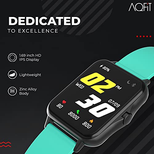AQFIT-W12-Smartwatch-IP68-Water-Resistant-169-Full-Touch-Screen-Display-Up-to-7-Days-of-Battery-Life