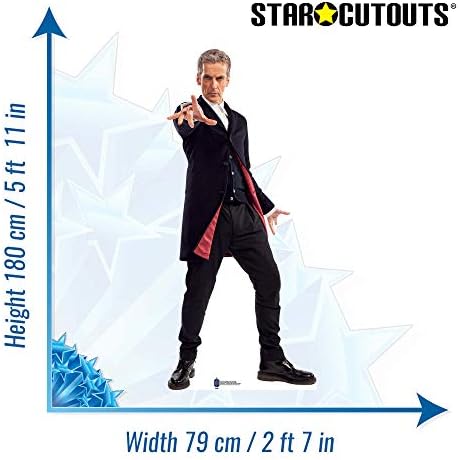 STAR CUTOUTS Cut Out STSC759 Figure Dark Red Peter Capaldi Doctor Who β 180 cm - 2