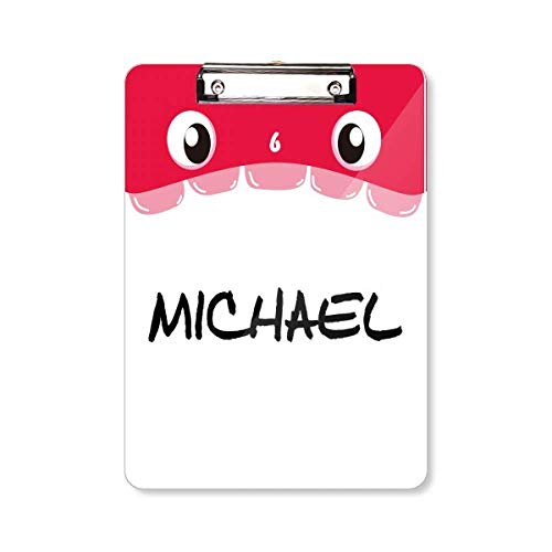 Porte-bloc avec nom anglais Michael Mouth format A4 pour bureau