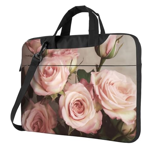 Sac pour ordinateur portable imprimé roses finitions haut de gamme