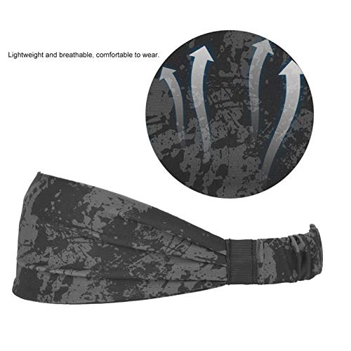 FOLOSAFENAR Faixa de transpiração de corrida, faixa de cabeça esportiva de poliéster para ioga ou at